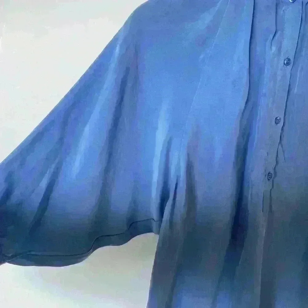 Maje Lua Lightweight Collarless Top - Picture 3 of 10